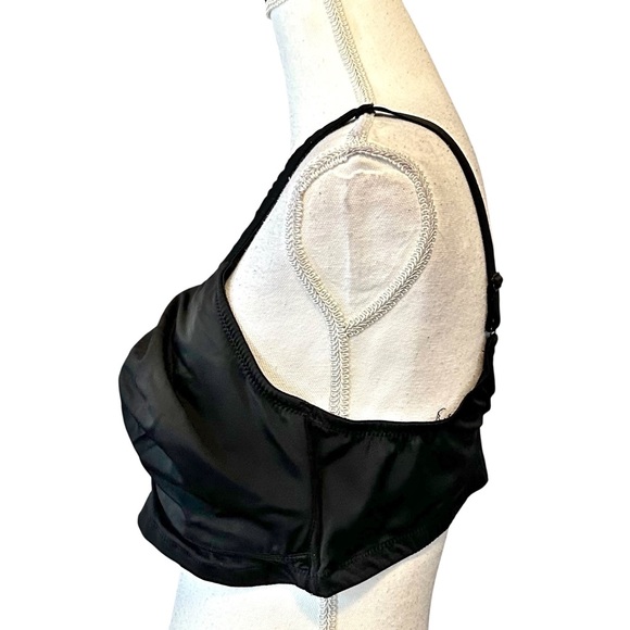 Avenue Body Pure Wireless Back Smoother Unlined Bra SZ 42DD in Black - Picture 3 of 7